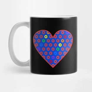 Phish Donuts Pride Heart Mug